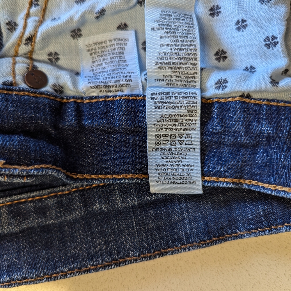 Lucky Brand | Size 24/00 | Blue Jean Shorts Classic Cut-Off Style - Picture 11 of 12